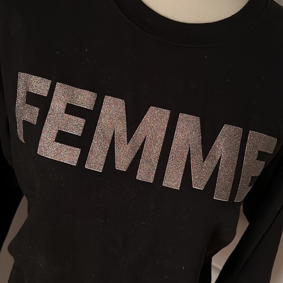 Betsy Johnson FEMME Sweat Top - Picture 5 of 5